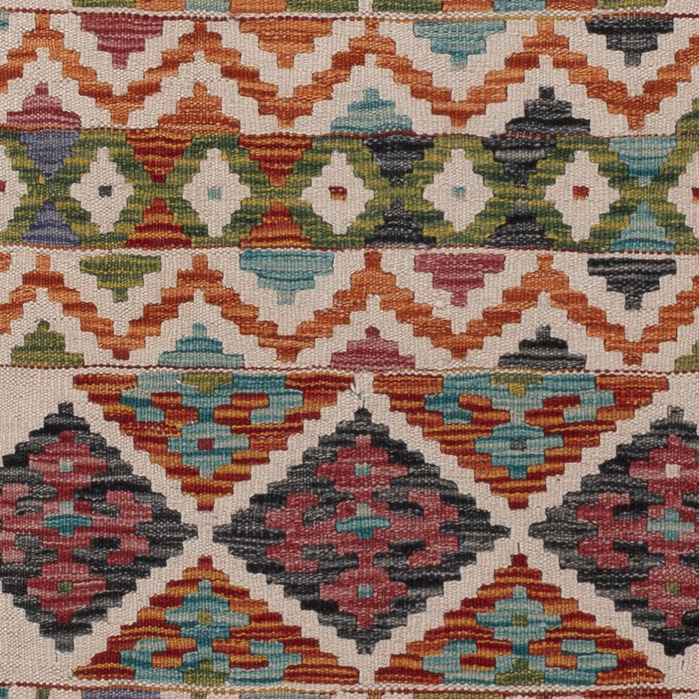 Runner Kelim Rug - Splash - 206 x 60 cm - multicolored