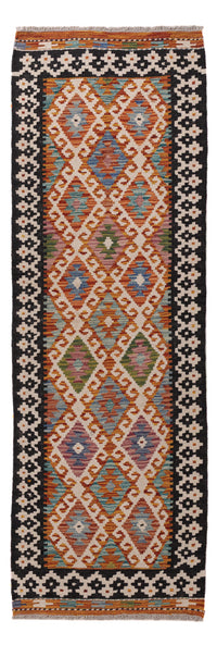 Runner Kelim Rug - Splash - 203 x 68 cm - multicolored