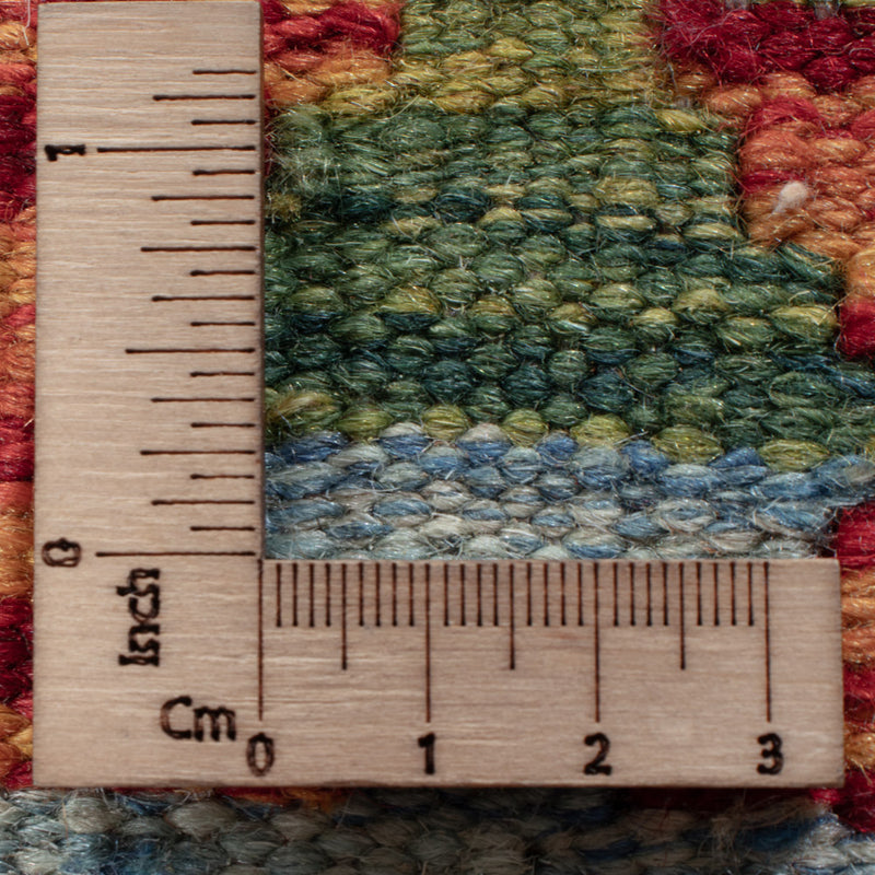 Runner Kelim Rug - Splash - 197 x 64 cm - multicolored