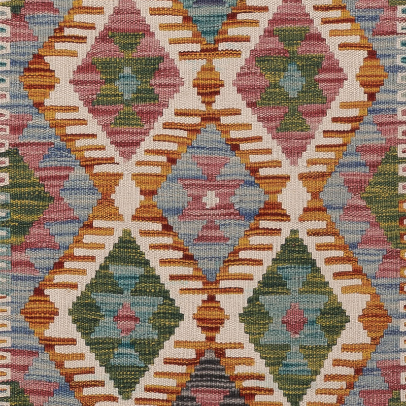 Runner Kelim Rug - Splash - 195 x 60 cm - multicolored