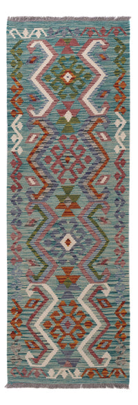 Runner Kelim Rug - Splash - 195 x 65 cm - multicolored