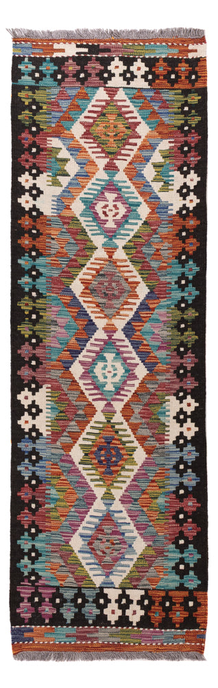 Runner Kelim Rug - Splash - 191 x 61 cm - multicolored