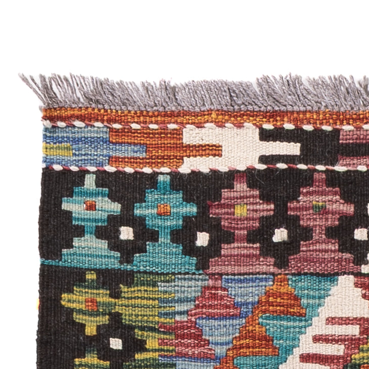 Runner Kelim Rug - Splash - 191 x 61 cm - multicolored