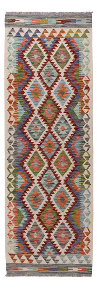 Runner Kelim Rug - Splash - 197 x 66 cm - multicolored