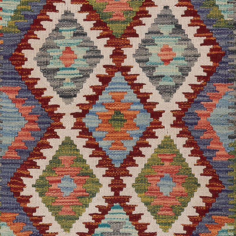 Runner Kelim Rug - Splash - 197 x 66 cm - multicolored