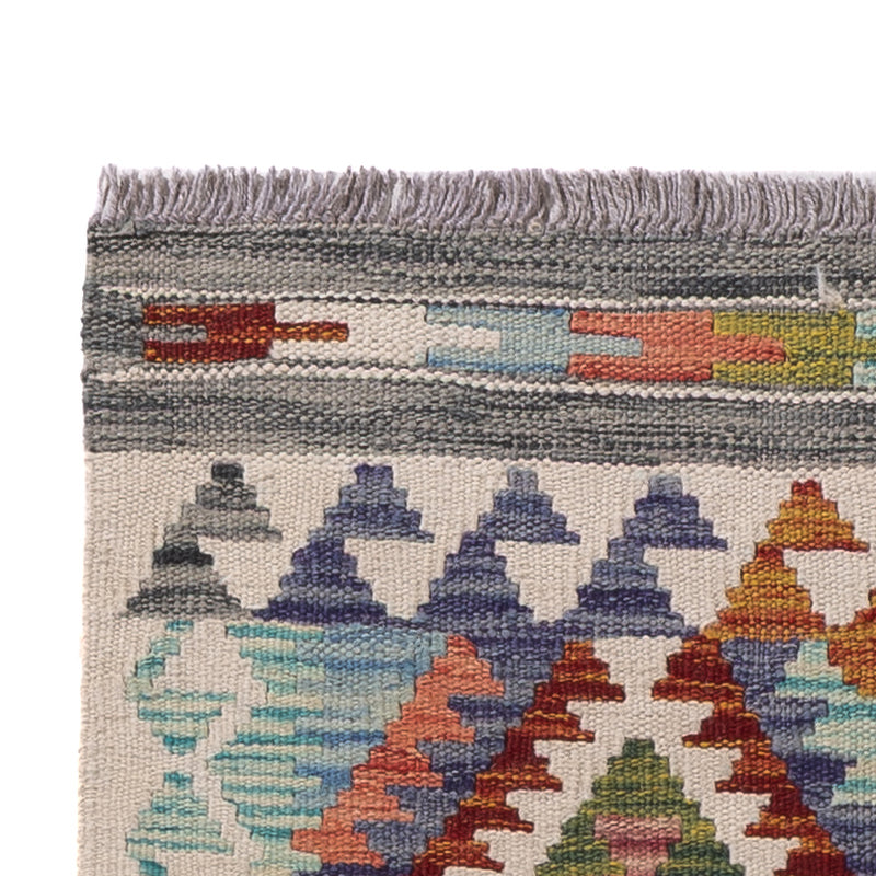 Runner Kelim Rug - Splash - 197 x 66 cm - multicolored