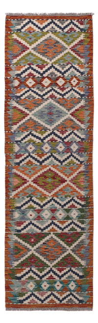 Runner Kelim Rug - Splash - 201 x 59 cm - multicolored