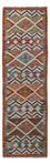 Runner Kelim Rug - Splash - 201 x 59 cm - multicolored