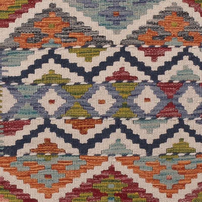 Runner Kelim Rug - Splash - 201 x 59 cm - multicolored