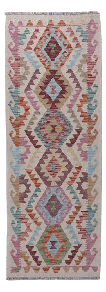 Runner Kelim Rug - Splash - 190 x 70 cm - multicolored
