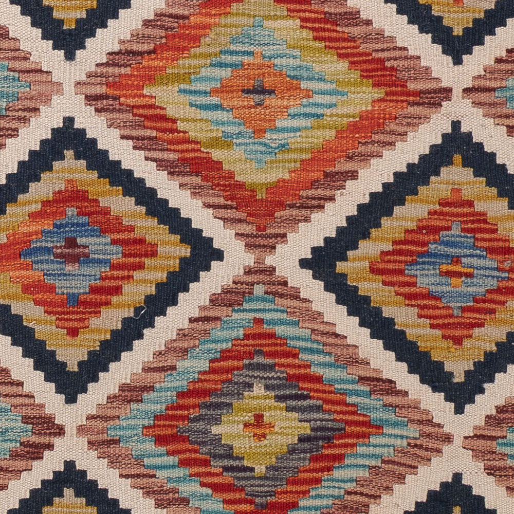 Runner Kelim Rug - Splash - 194 x 84 cm - multicolored