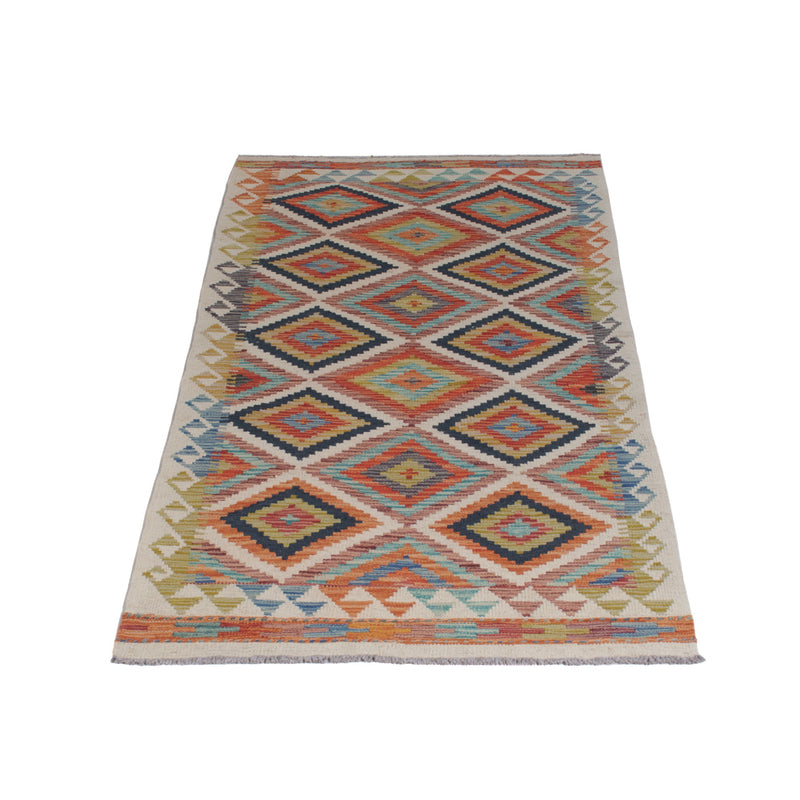 Runner Kelim Rug - Splash - 194 x 84 cm - multicolored