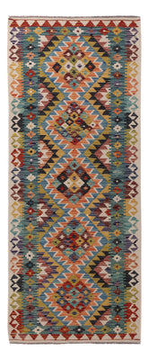 Runner Kelim Rug - Splash - 198 x 81 cm - multicolored