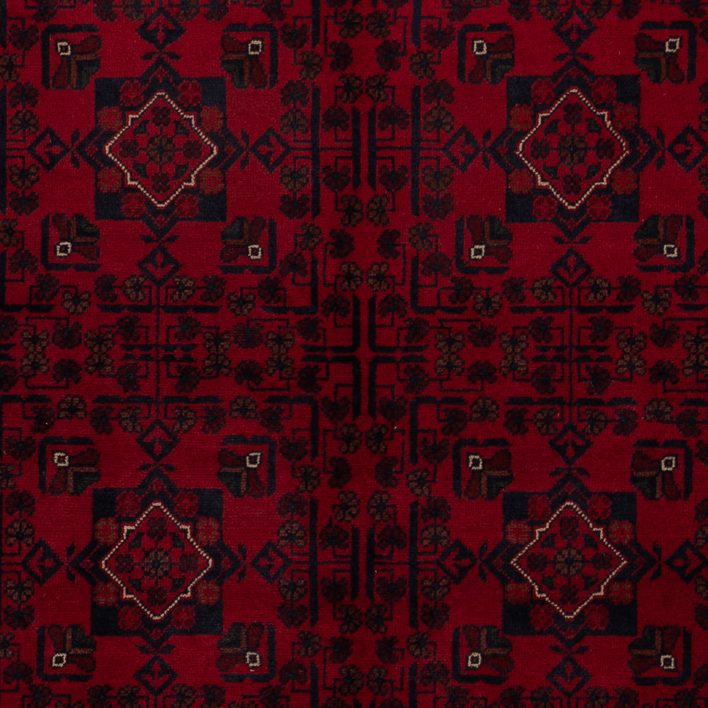 Afghan Rug - Kunduz - 245 x 162 cm - dark red