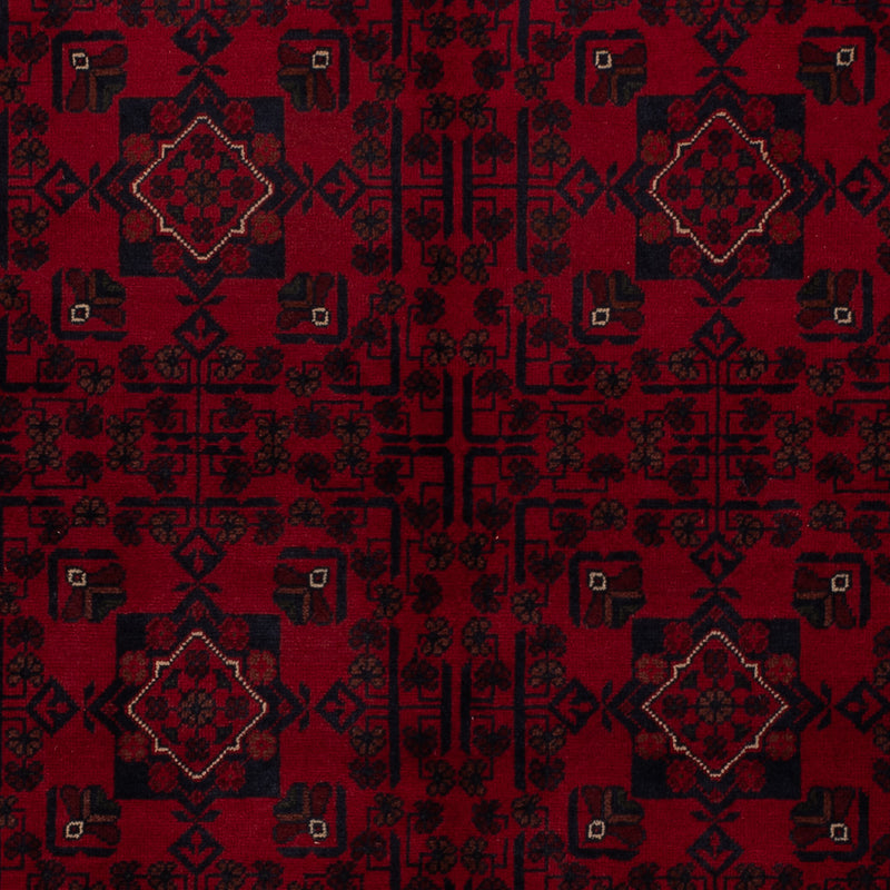 Afghan Rug - Kunduz - 245 x 162 cm - dark red