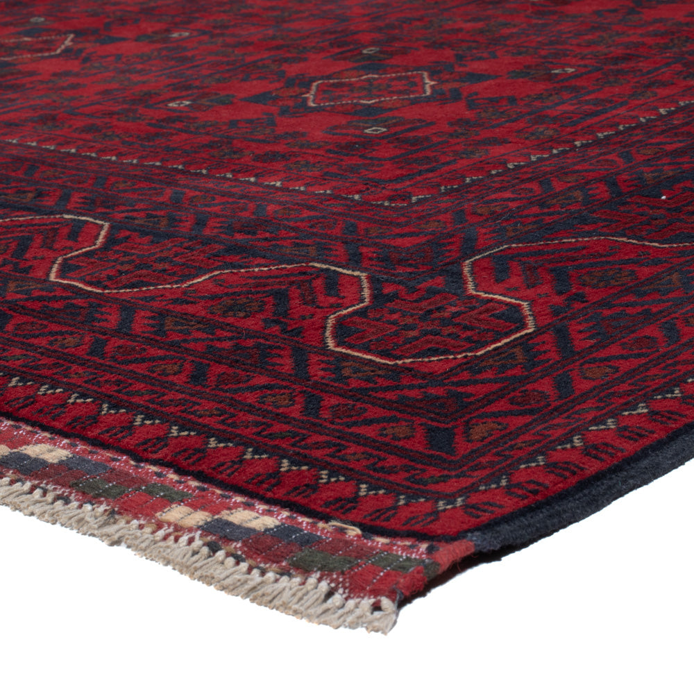 Afghan Rug - Kunduz - 245 x 162 cm - dark red