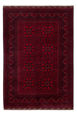 Afghan Rug - Kunduz - 242 x 161 cm - dark red