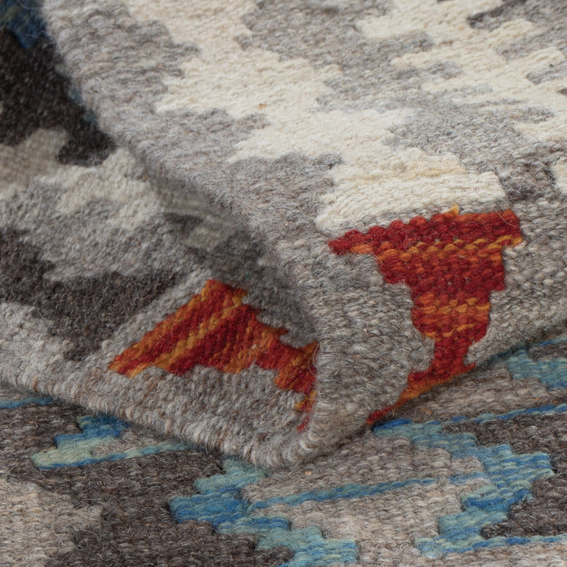 Runner Kelim Rug - Splash - 195 x 82 cm - multicolored