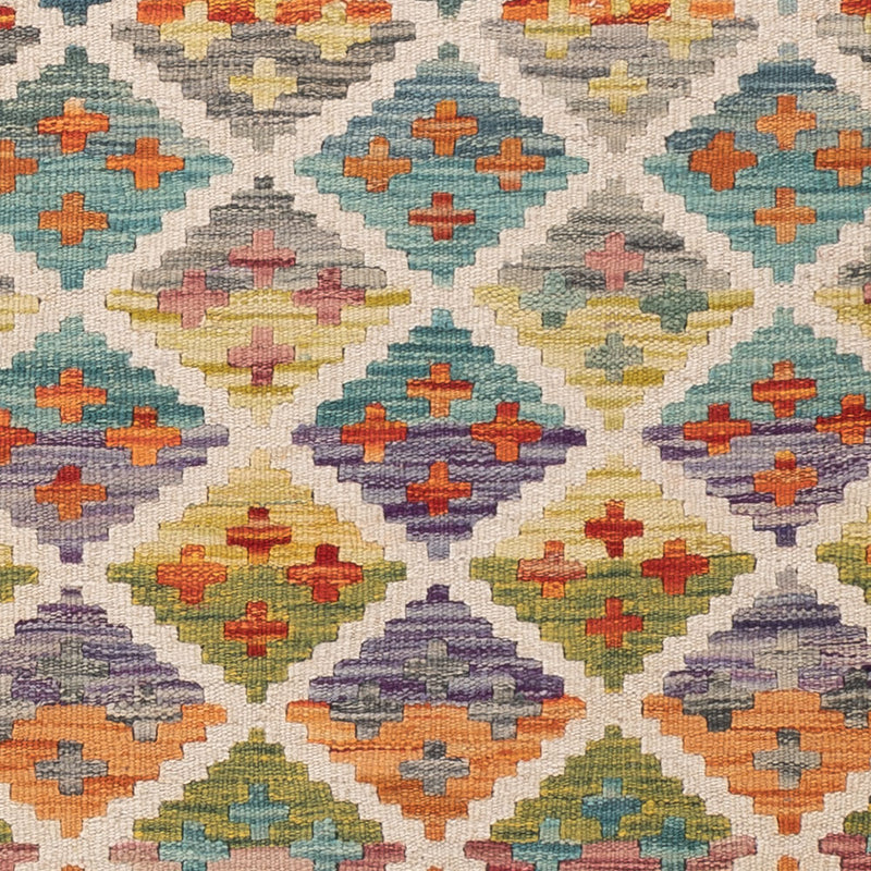 Runner Kelim Rug - Splash - 194 x 81 cm - multicolored