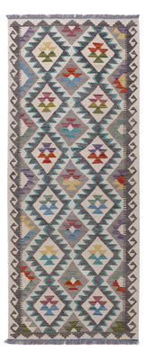Runner Kelim Rug - Splash - 206 x 80 cm - multicolored
