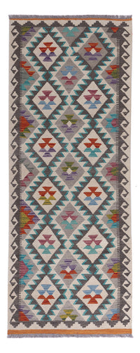 Runner Kelim Rug - Splash - 209 x 79 cm - multicolored