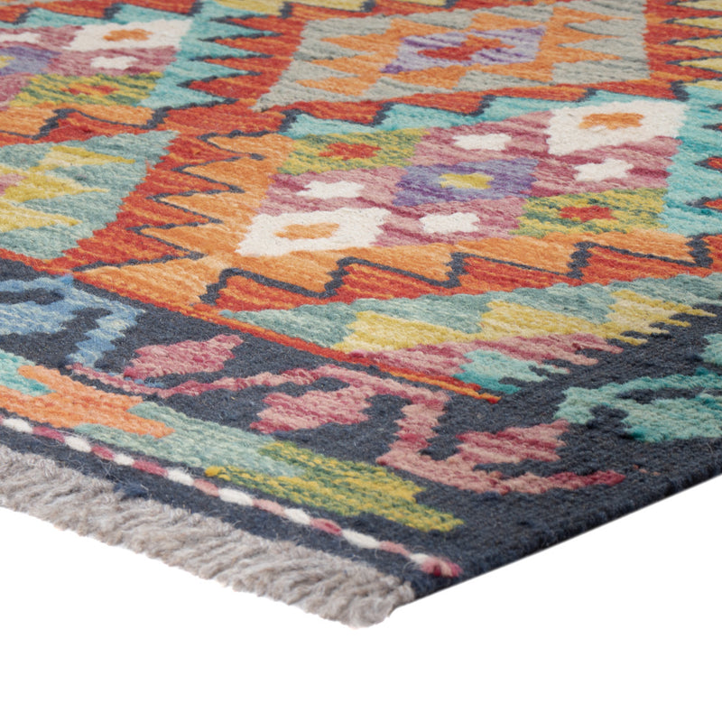 Runner Kelim Rug - Splash - 191 x 80 cm - multicolored