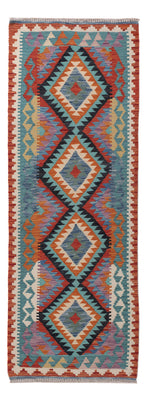 Runner Kelim Rug - Splash - 203 x 73 cm - multicolored