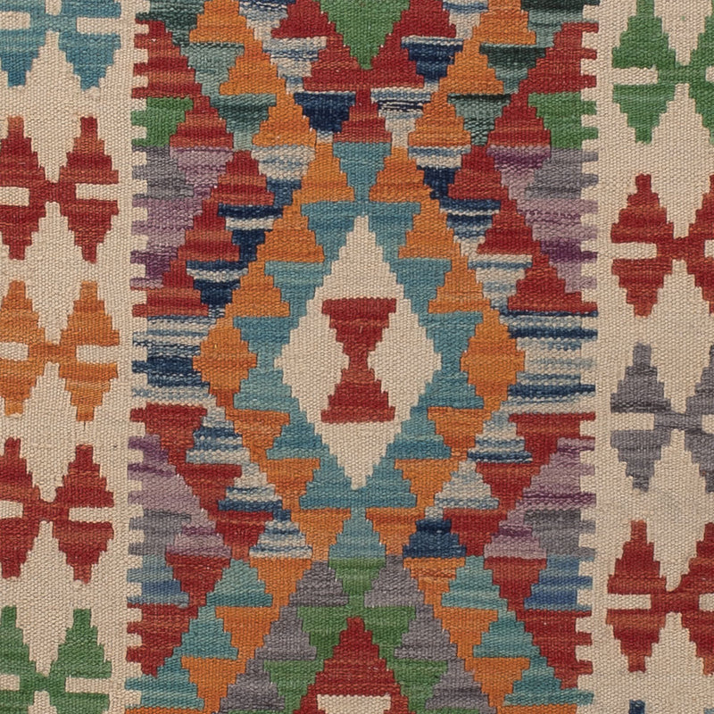 Runner Kelim Rug - Splash - 209 x 76 cm - multicolored