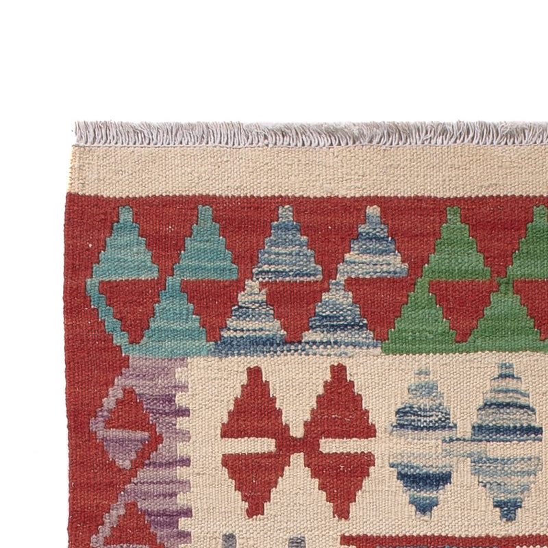 Runner Kelim Rug - Splash - 209 x 76 cm - multicolored