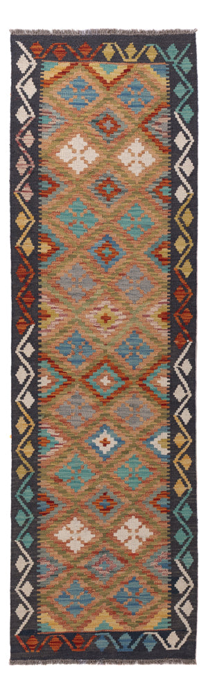 Runner Kelim Rug - Splash - 203 x 58 cm - multicolored
