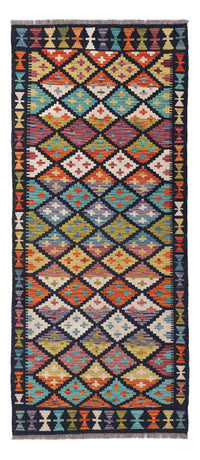 Runner Kelim Rug - Splash - 196 x 84 cm - multicolored