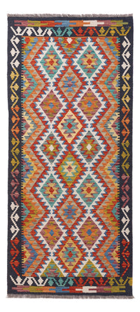 Runner Kelim Rug - Splash - 197 x 86 cm - multicolored