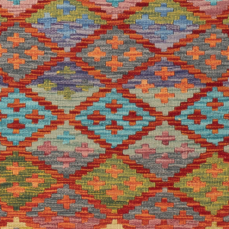 Runner Kelim Rug - Splash - 195 x 84 cm - multicolored