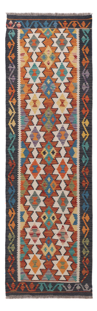 Runner Kelim Rug - Splash - 200 x 62 cm - multicolored