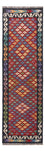 Runner Kelim Rug - Splash - 200 x 60 cm - multicolored