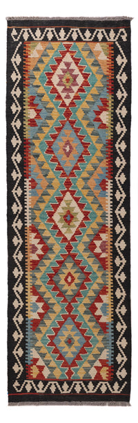 Runner Kelim Rug - Splash - 193 x 65 cm - multicolored