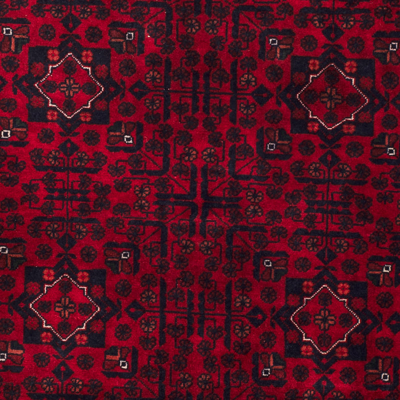 Afghan Rug - Kunduz - 238 x 168 cm - dark red