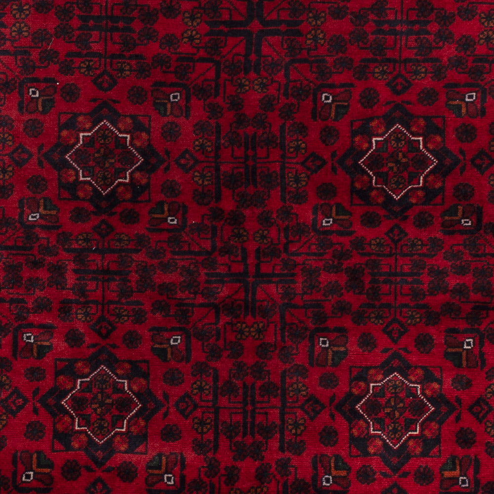 Afghan Rug - Kunduz - 239 x 170 cm - dark red