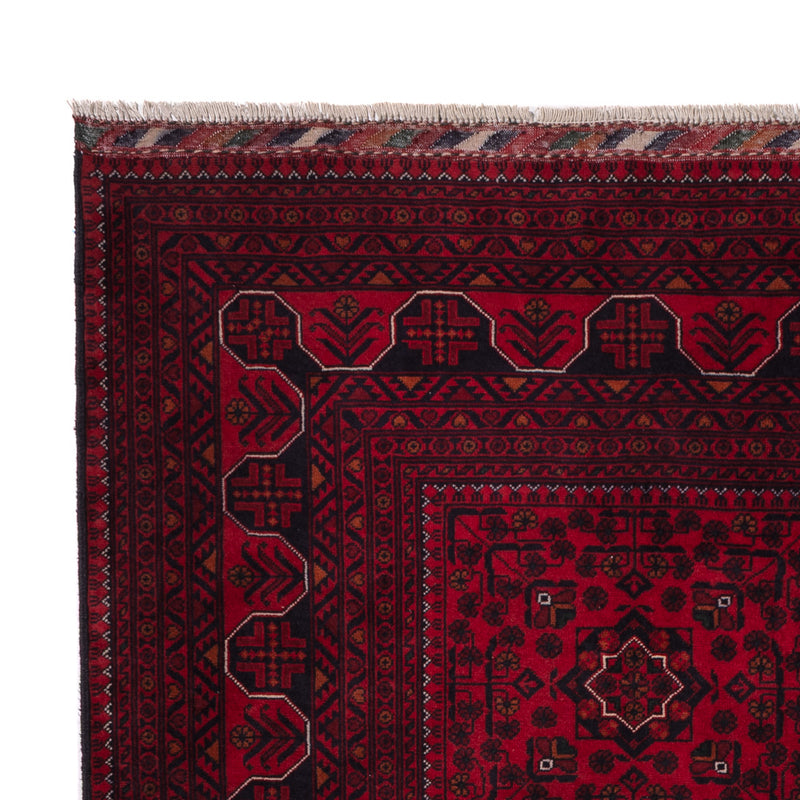 Afghan Rug - Kunduz - 239 x 170 cm - dark red