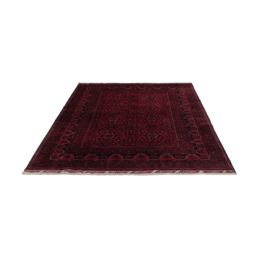 Afghan Rug - Kunduz - 239 x 170 cm - dark red