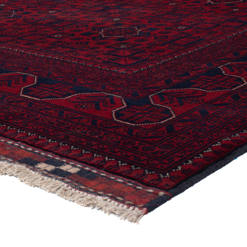 Afghan Rug - Kunduz - 235 x 164 cm - dark red