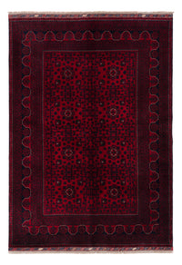 Afghan Rug - Kunduz - 237 x 170 cm - dark red