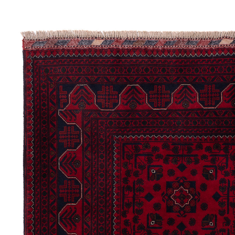 Afghan Rug - Kunduz - 237 x 170 cm - dark red