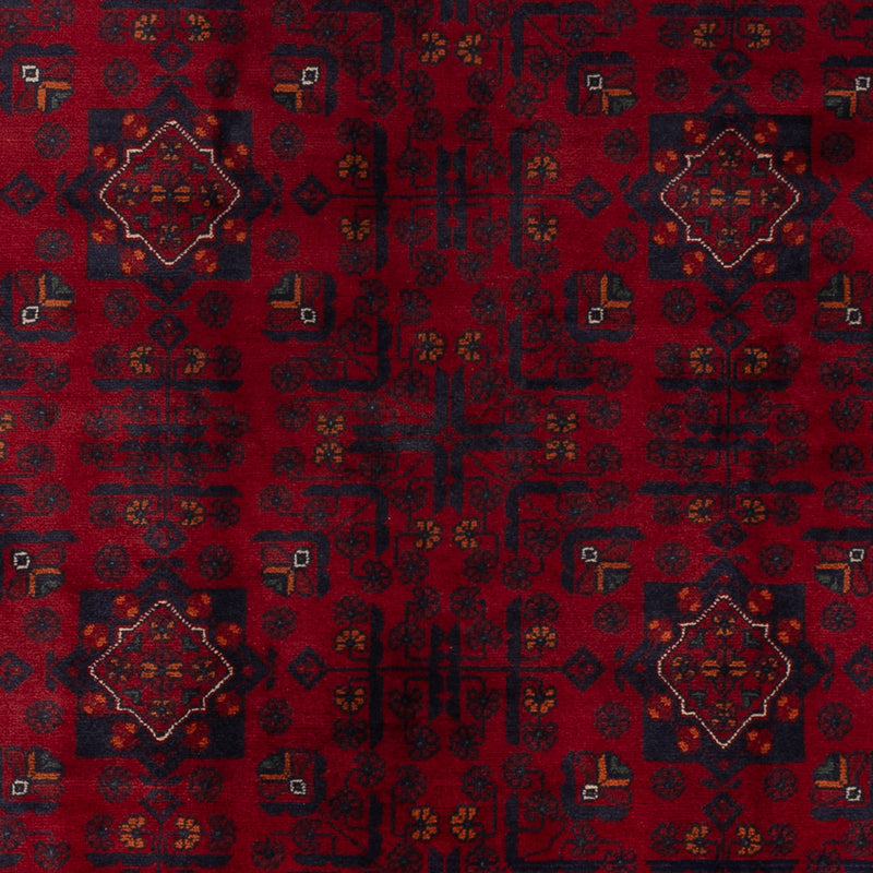 Afghan Rug - Kunduz - 236 x 167 cm - dark red