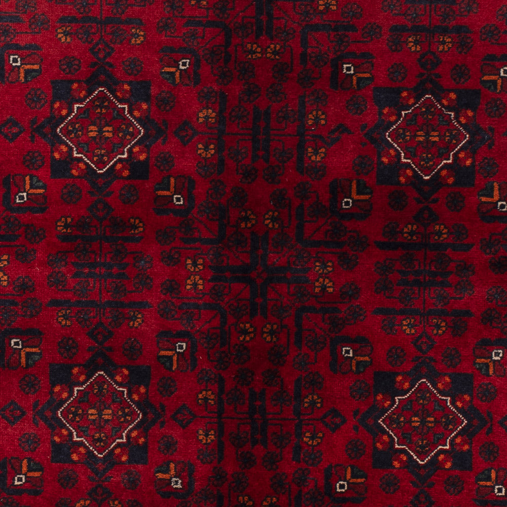 Afghan Rug - Kunduz - 244 x 170 cm - dark red