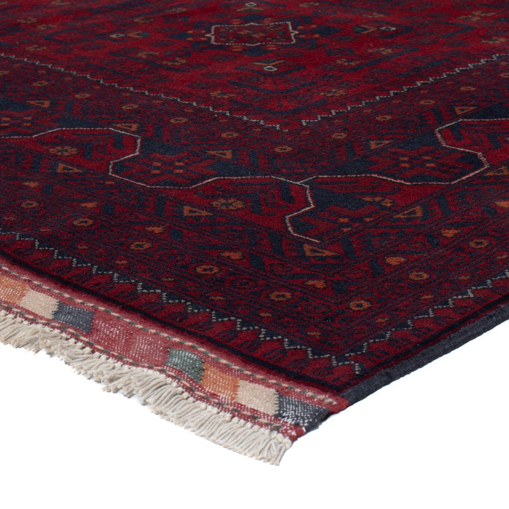 Afghan Rug - Kunduz - 244 x 170 cm - dark red