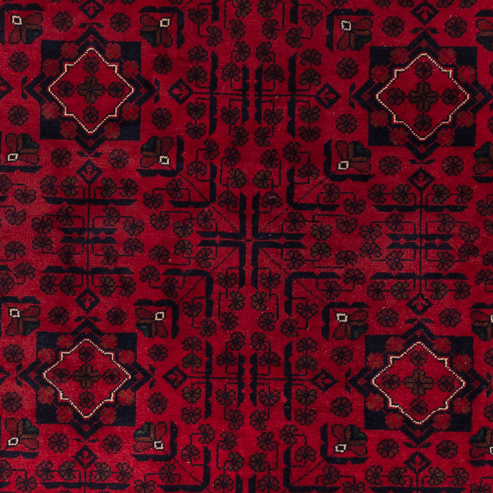 Afghan Rug - Kunduz - 235 x 167 cm - dark red