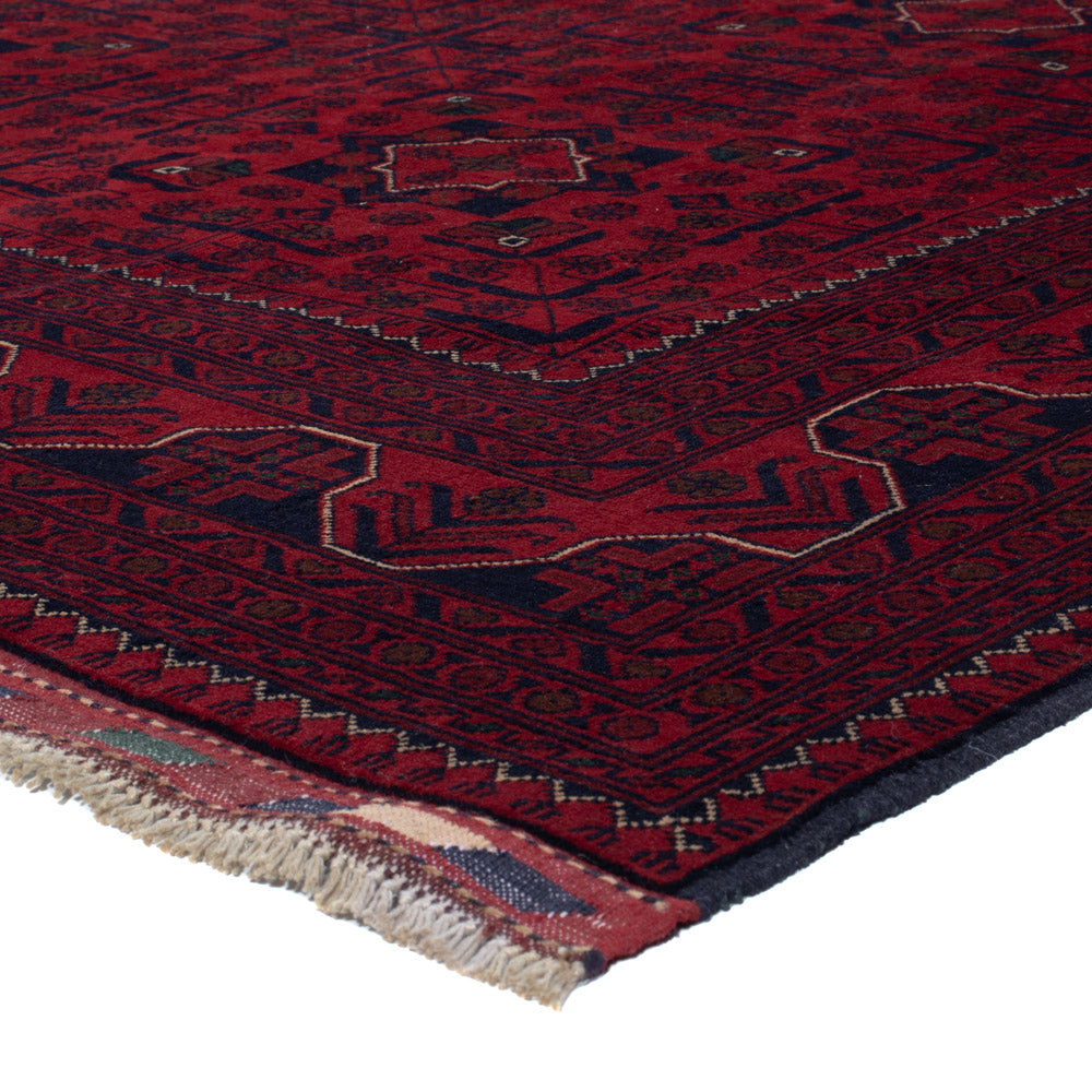 Afghan Rug - Kunduz - 235 x 167 cm - dark red