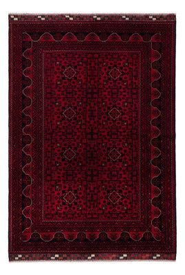 Afghan Rug - Kunduz - 234 x 163 cm - dark red