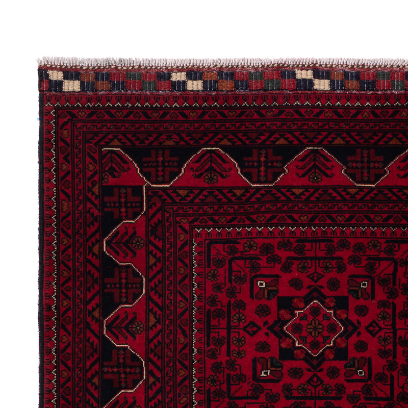Afghan Rug - Kunduz - 234 x 163 cm - dark red